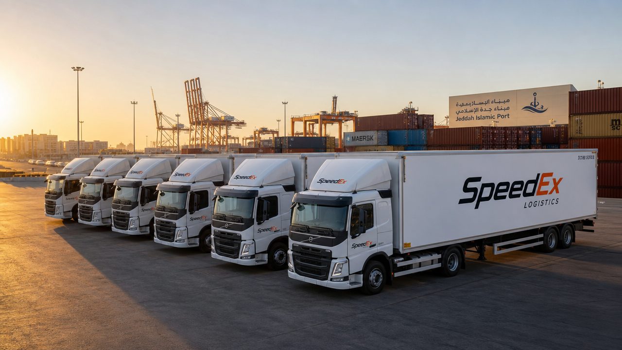 SpeedEx fleet at Jeddah Islamic Port